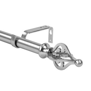 Urbanest 1-inch Diameter Portia Adjustable Single Drapery Curtain Rod - 1 of 4