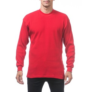 Pro Club Men's Heavyweight Cotton Long Sleeve Crew Neck Thermal Shirt - 1 of 4
