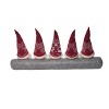 Transpac Polyester 30 in. Multicolor Christmas Plush Nordic Gnome Draft Dodger - 3 of 4