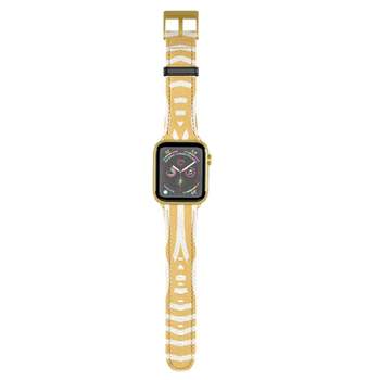Little Dean Yellow mustard boho stripe Apple Watch Band - Society6
