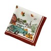 Farm Fresh Pumpkin Truck Fall Napkin, Set of 4 - Blue/Orange - 17x17 - Elrene Home Fashions - 3 of 3