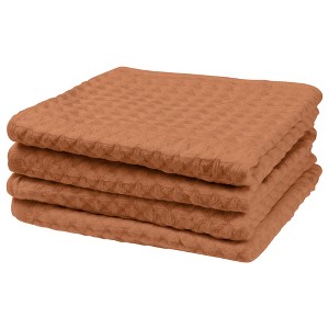 Unique Bargains Cotton Soft Absorbent Hand Towels - 1 of 4