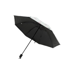 Unique Bargains Portable Umbrella 8-Rib Avocado Pattern Sun Block Impact Cloth Vinyl 39.37"x27.17" 1 Pcs - 1 of 4