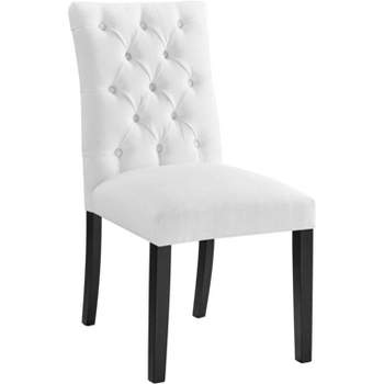 Modway Duchess Button Tufted Fabric Dining Chair