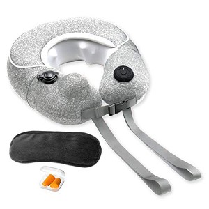 Sunlite Travel Neck Massage Pillow Inflatable - 1 of 4