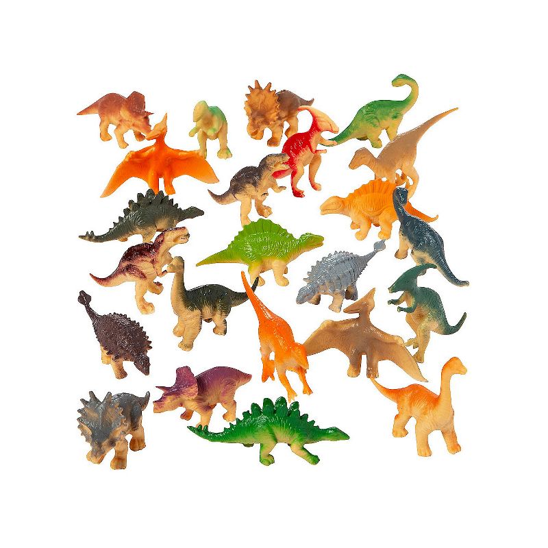 84 Piece Kids Dinosaur Toy Kit - Includes Mini Figures, Masks, Stamps, and Sticker Tattoos, Dinosaur Party Favors, 2 of 7