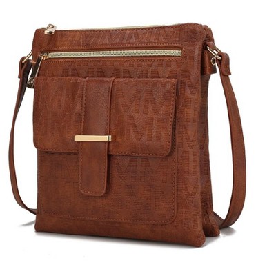 MKF Collection Janni Signature Embossed Crossbody Bag by Mia K