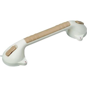 HealthSmart Suction Cup Grab Bar, Sand, 16in - 1 of 1