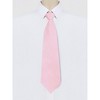 Allegra K Men's Pre Tied Formal Casual Zipper Solid Color Adjustable 8cm-wide Tie - 2 of 4