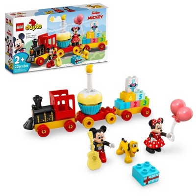 Plaats majoor dood Lego Duplo Disney Mickey & Minnie Birthday Train Toy 10941 : Target