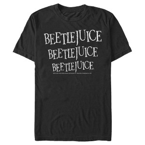 Men's Beetlejuice Distressed Logo T-Shirt - 1 of 4