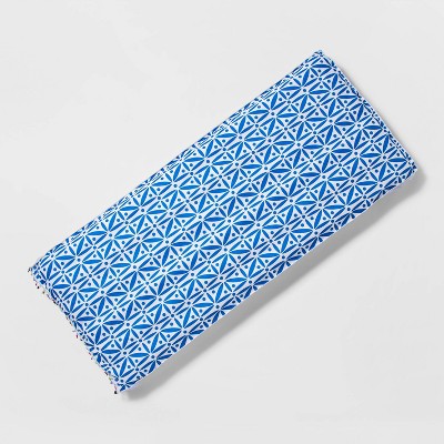 Towel Top Pool Float Blue/White - Sun Squad™