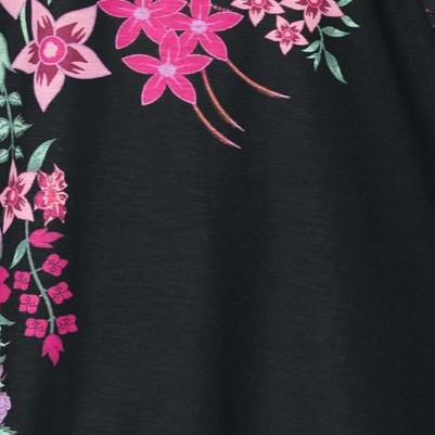 black khaki floral