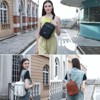 Itopfox 2-in-1 Sling Backpack with Removable Straps, Crossbody Purse for Women, Faux Leather Fanny Pack, Travel & Diaper Bag - 2 of 4