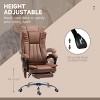 Reclining Office Chair with Massage and Footrest, Adjustable Height Swivel Desk Chair for Home or Workspace-3irtyhousy - 3 of 4