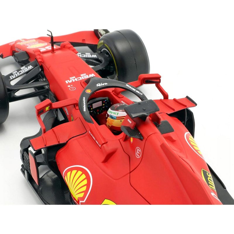 Ferrari SF21 #55 Carlos Sainz Formula One F1 Car "Ferrari Racing" Series 1/18 Diecast Model Car by Bburago, 3 of 6