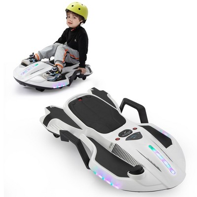 Sandinrayli 18-Volt Kids Ride on Drift Car Electric Drifting Car with 360 Degree Rotating, Flashing Lights and Music