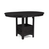 5-Piece Counter Height Dining Set with Oval Table and 4 Upholstered Chairs - 2 of 4