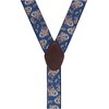 CTM Men's 1.375 Inch Wide Paisley Print Double Clip-End Suspenders - 2 of 4