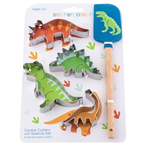 Stephen Joseph Gifts Kids Cookie Cutter with Spatula Set - 1 of 2