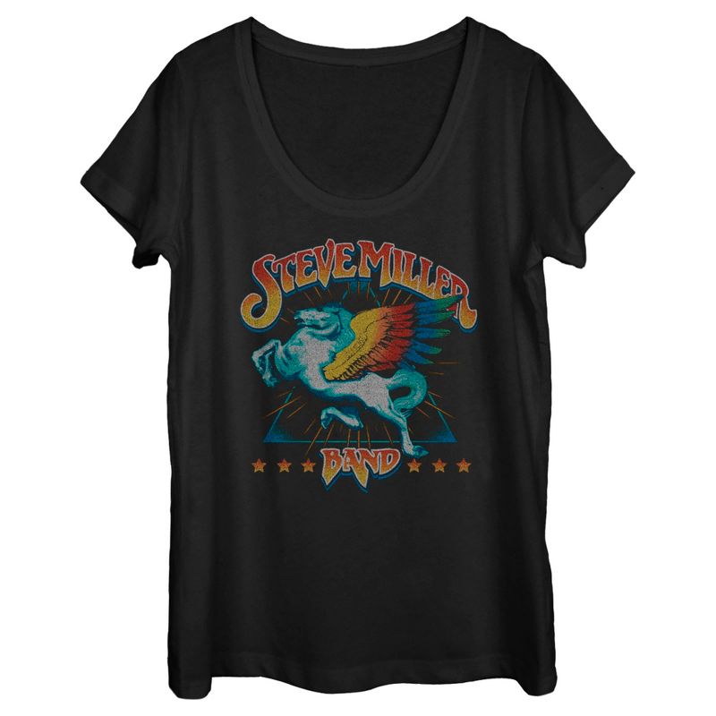 Women's Steve Miller Band Retro Logo T-Shirt, 1 of 5