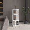 NicBex 3 Shelves File Cabinet,Office Cabinet with Spacious Tier-Shelving Design,Modern Vertical Storage Cabinet,Filing Cabinets for Home Office - 2 of 4