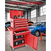 2 in 1 Tool Chest with 5 Drawers, Tool Cart with 7 Organizer Tray Divider Set & Wheels, Large Rolling Tool Box Organizer for Garage, Workshop - 2 of 4