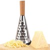 The Lakeside Collection Multifunction Grater with Wood Handle - 3 of 4
