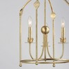 Maxim Lighting Paloma 3 - Light Chandelier in  Gold Leaf - 3 of 4