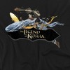 Legend Of Korra Mako And Bolin Adult T-Shirt Black - 2 of 4