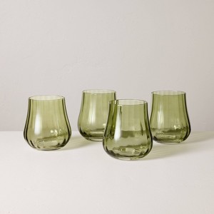 Set of 4 14oz Short Water Glasses - Hearth & Hand™ with Magnolia - 1 of 4