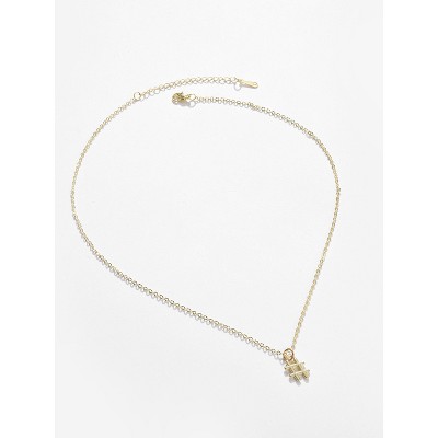 SOHI Women's Gold Minimal Pendant Necklace