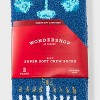 Kids' 2pk Hanukkah Menorah Cozy Crew Socks with Gift Card Holder - Wondershop™ Navy Blue - 3 of 3