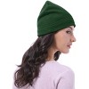 Soft Fleece Watch Cap Winter Warm Cozy Skull Hat, Black - Solaris - 4 of 4