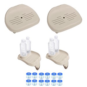 Intex Spa Seat(2 pack) & Cup Holder(2 pack) & Type A Filter Cartridges(6 Pack) - 1 of 4
