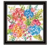 HomeRoots Spring Floral Black Framed Print Wall Art - 4 of 4
