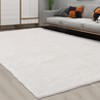 Fluffy Shaggy Rug: Tie-Dyed Furry Non-Shedding Plush Rug – Fuzzy Accent Carpet for Living Room, Bedroom | Soft Feet-Friendly Home Decor Floor Cover - 2 of 4