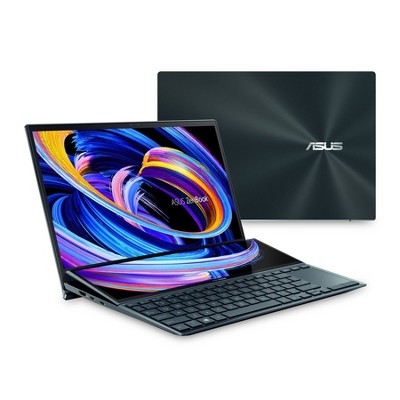 ASUS ZenBook Duo 14 UX482 14” FHD NanoEdge Touch, i7-1195G7, GeForce MX450, 16GB, 1TB SSD, ScreenPad Plus, Win 11 Pro, Celestial Blue, UX482EGR-XB74T