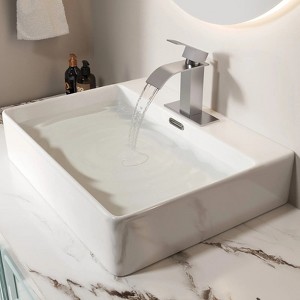 LunaLulink Single Handle Bathroom Sink Faucet - 1 of 4