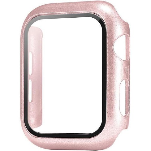 Worryfree Gadgets Full Cover Bumper Case with Screen Protector for Apple  Watch Ultra 49mm, Matte Pink - 49mm