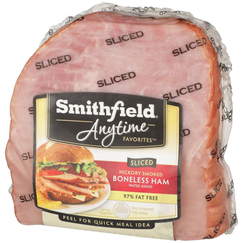 Smithfield Anytime Favorites Sliced Hickory Smoked Boneless Ham - 2-2.75lbs - price per lb, 3 of 10