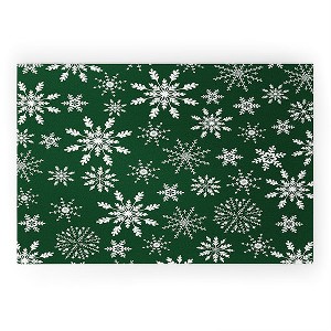 Iveta Abolina Silent Night Green Welcome Mat - Society6 - 1 of 3