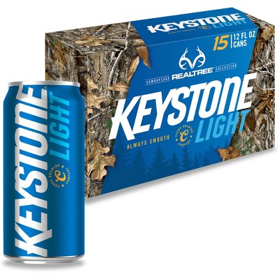 Keystone Light Beer - 15pk/12 fl oz Cans