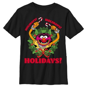 Boy's The Muppets Ho Ho Holidays! T-Shirt - 1 of 4