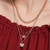 SOHI Women's Gold Everyday Multi-Layer Necklace - 4 of 4