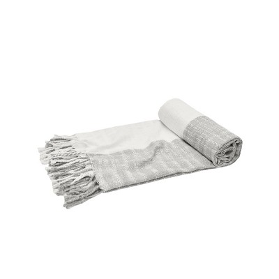 EY Essentials Eva Stone 50" x 70" Throw Blanket