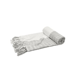 EY Essentials Eva Stone 50" x 70" Throw Blanket - 1 of 4