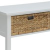 CAVINAS Wooden Console Table with 2 Storage Drawers,Modern Entryway Table with Bottom Shelf,Console Table for Living Room - 4 of 4