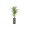 Ecopots Stockholm High Durable Modern Round Indoor/Outdoor Recycled-Based Composite Flower Pot Planter - 4 of 4