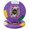 Slickblue 14-Gram Poker Chips 25-Pack, King's Casino Design, Four-Tone Color, Floral Edge Mold, $0.25-$10K - 3 of 3